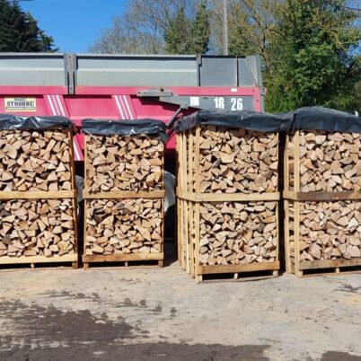 1Palette bois de chauffage – 45cm – 3 stères