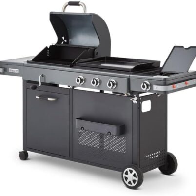 Barbecue Bi-Energy Gun Metal XL BRASERO