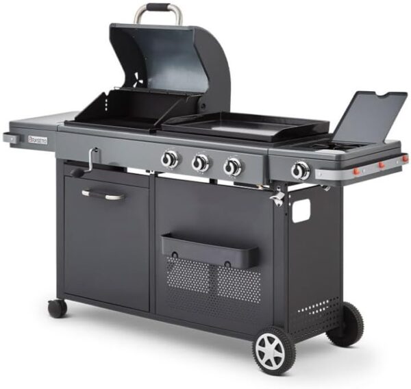Barbecue Bi-Energy Gun Metal XL BRASERO