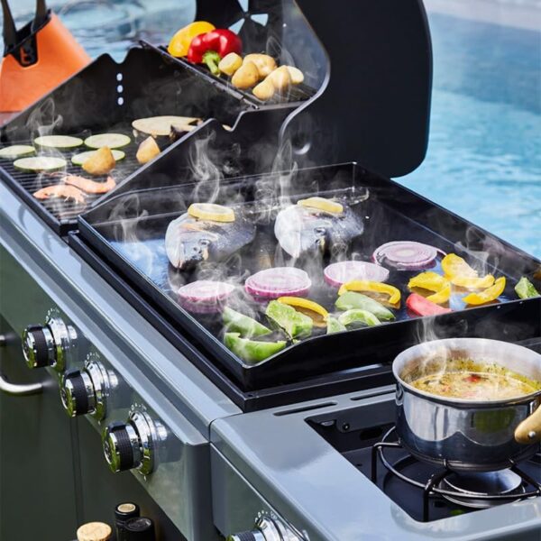 Barbecue Bi-Energy Gun Metal XL BRASERO – Image 3